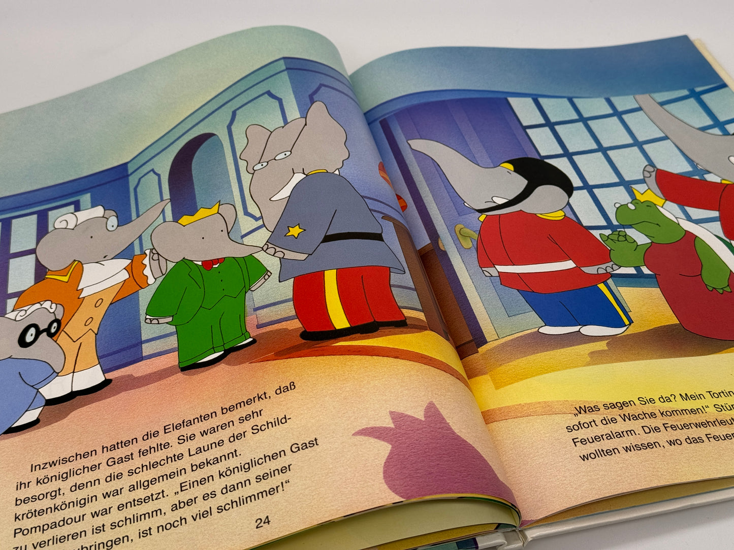 Babar Kinderbuch "Wie der See gerettet wurde" Buch + Zeit Verlag Vintage (1992)