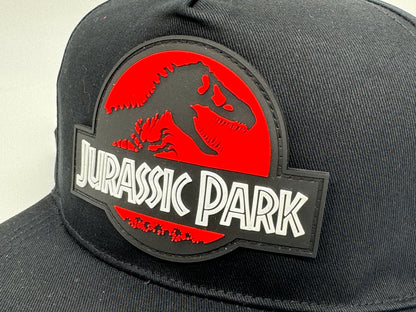 Jurassic Park Logo "Baseball Cap / Basecap / Mütze / Kappe" Parklogo rot