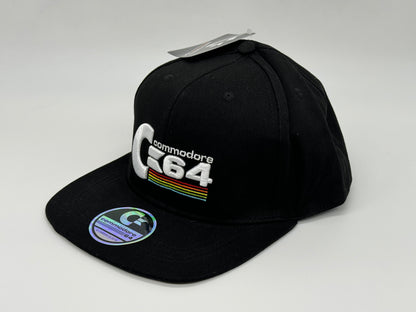 Commodore C64 Logo "Baseball Cap / Basecap / Mütze / Kappe" Snapback Cap