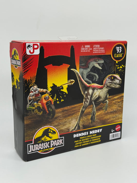 Jurassic Park '93 "Dennis Nedry Track & Chase Pack" Classic Collection US Import (2023)