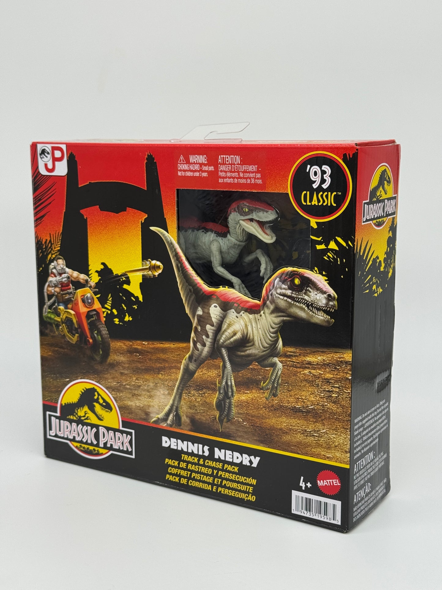Jurassic Park '93 "Dennis Nedry Track & Chase Pack" Classic Collection US Import (2023)
