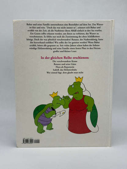 Babar Kinderbuch "Wie der See gerettet wurde" Buch + Zeit Verlag Vintage (1992)