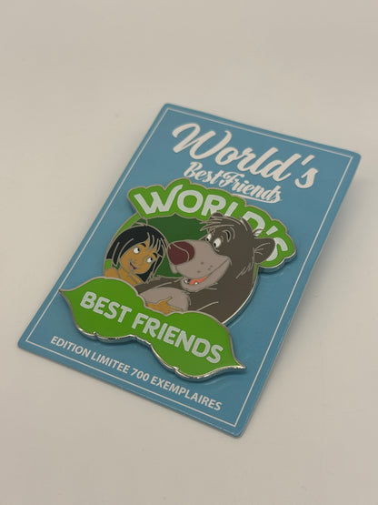 Disney Pin "World's Best Friends Dschungelbuch Mogli & Balu" Limited Edition (700 Stück)