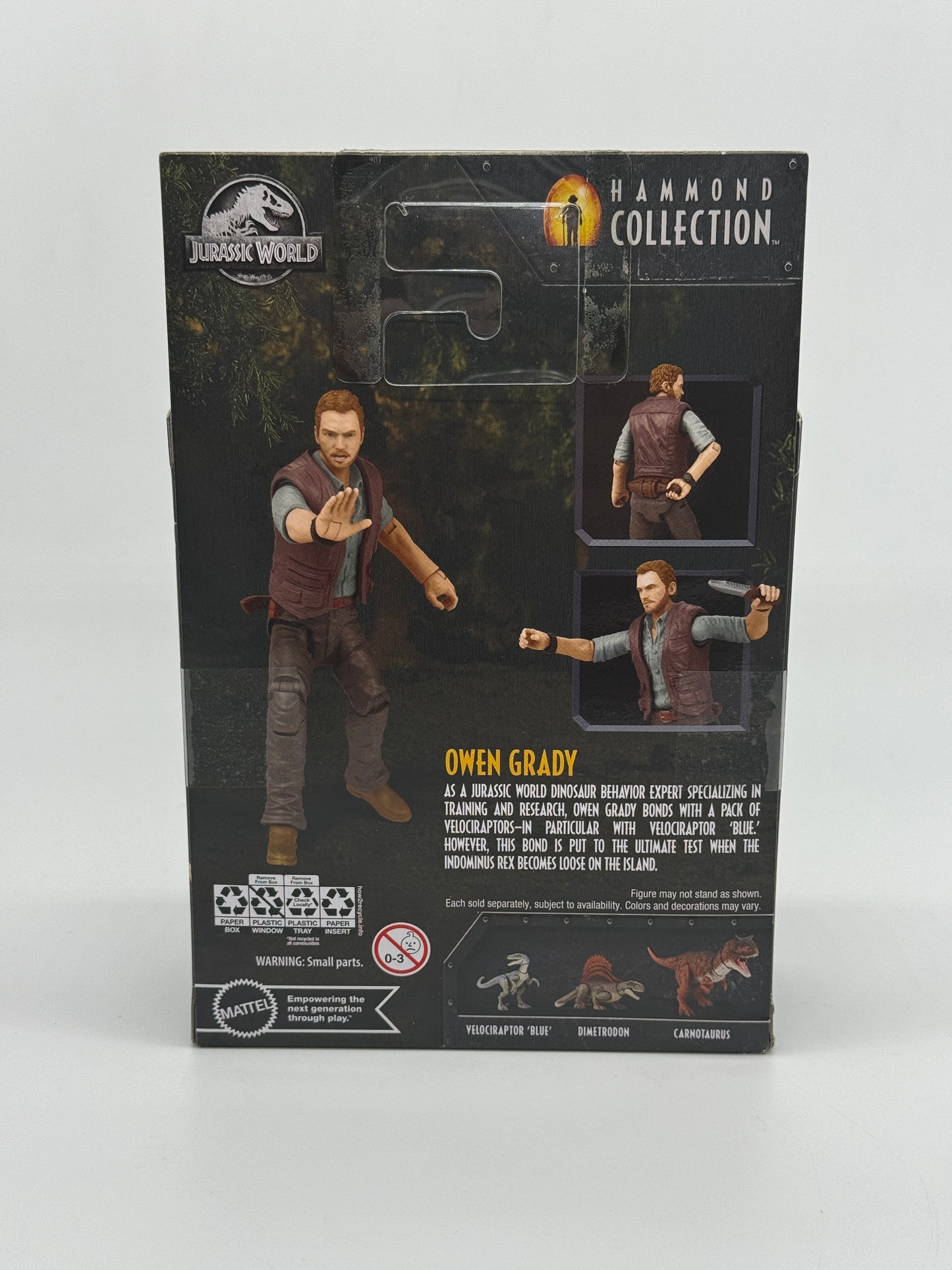 Jurassic World Hammond Collection "Owen Grady" HFG54 US Version Mattel (2023)