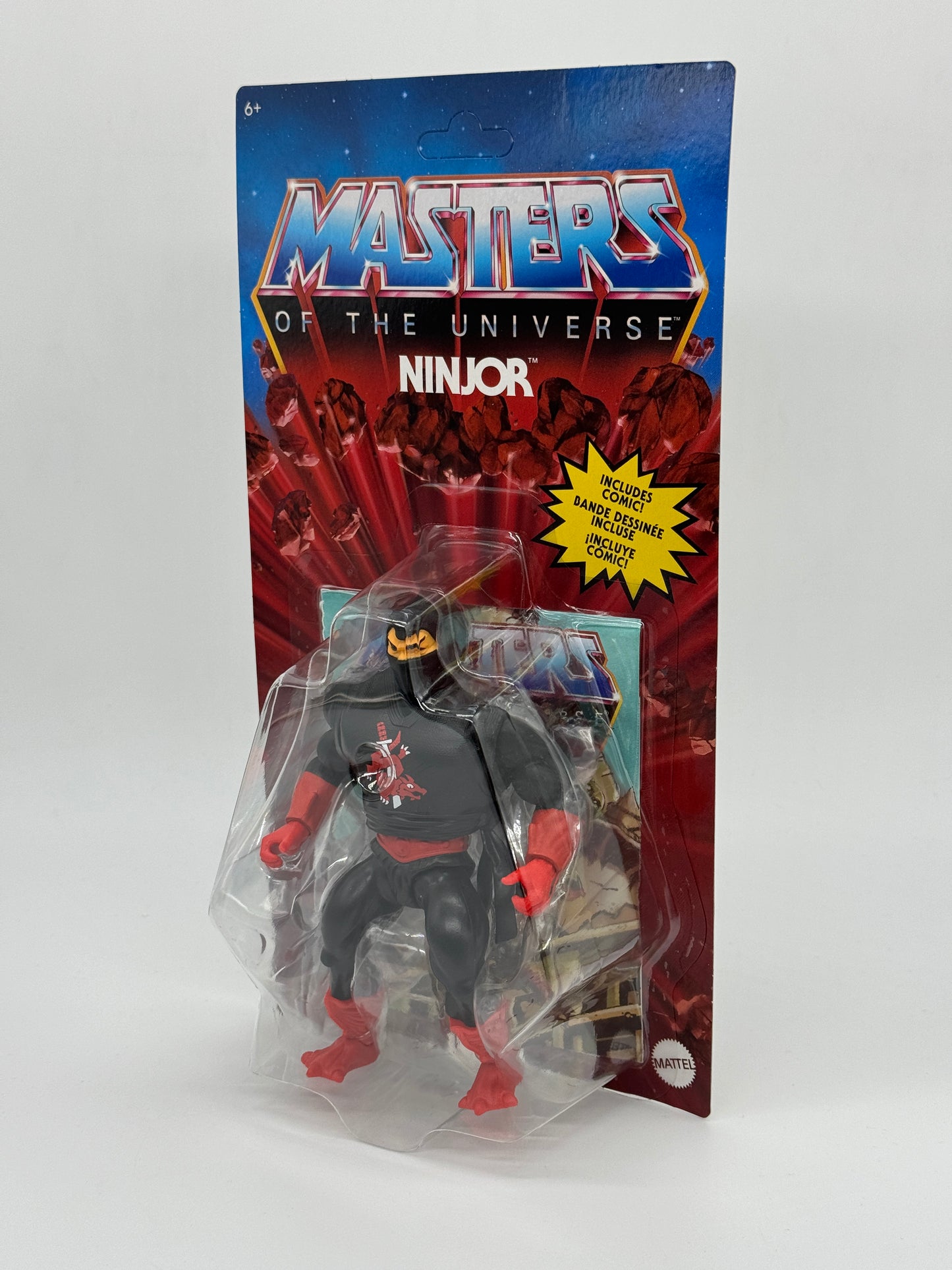 Masters of the Universe Origins "Ninjor" Neuauflage 2023 unpunched MOTU (Mattel)