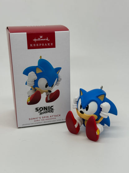 Hallmark Ornaments Sega "Sonic's Spin Attack" Sonic the Hedgehog Keepsake (2023)