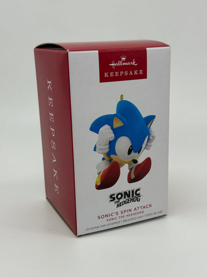 Hallmark Ornaments Sega "Sonic's Spin Attack" Sonic the Hedgehog Keepsake (2023)