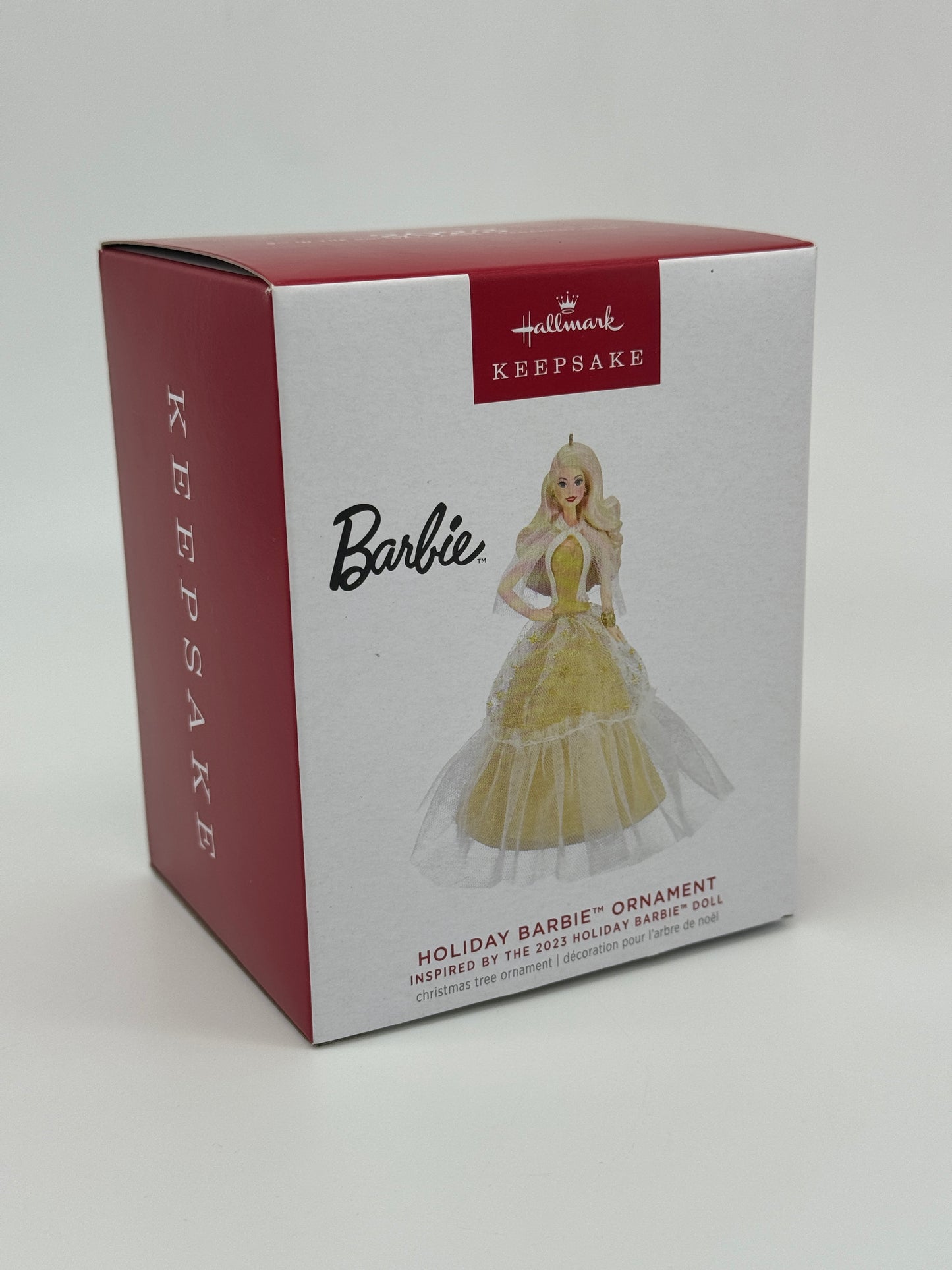 Hallmark Ornaments "Holiday Barbie Ornament" Inspired by Barbie Doll Keepsake (2023)