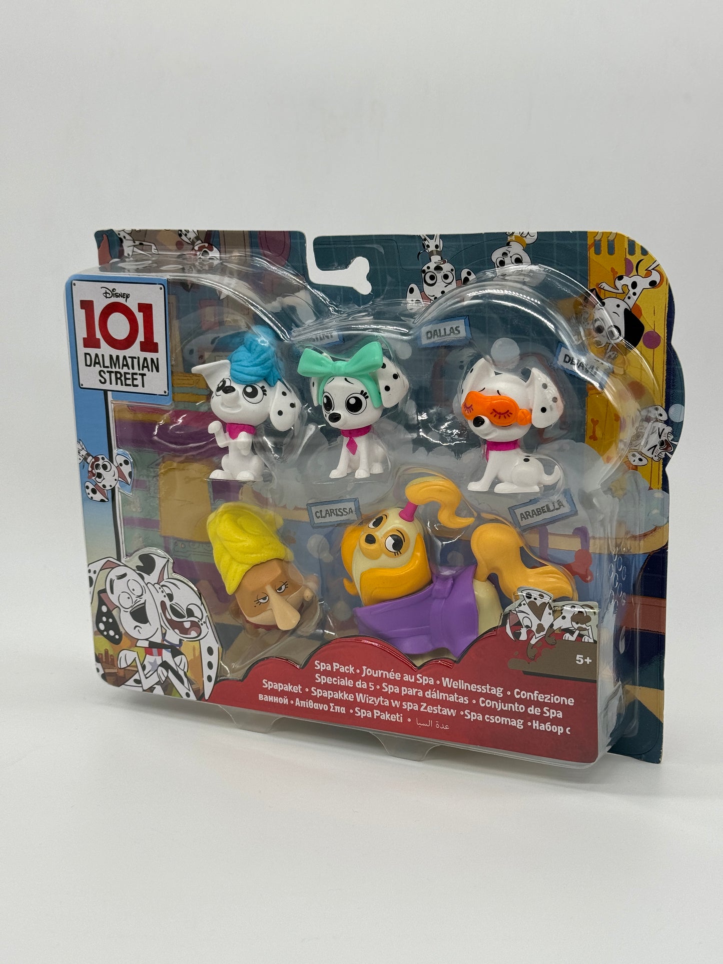 Disney 101 Dalmatiner Dalmatian Street Spa Pack Wellnesstag 5 Figuren (Mattel)