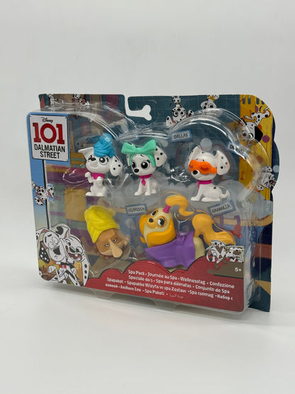 Disney 101 Dalmatiner Dalmatian Street Spa Pack Wellnesstag 5 Figuren (Mattel)