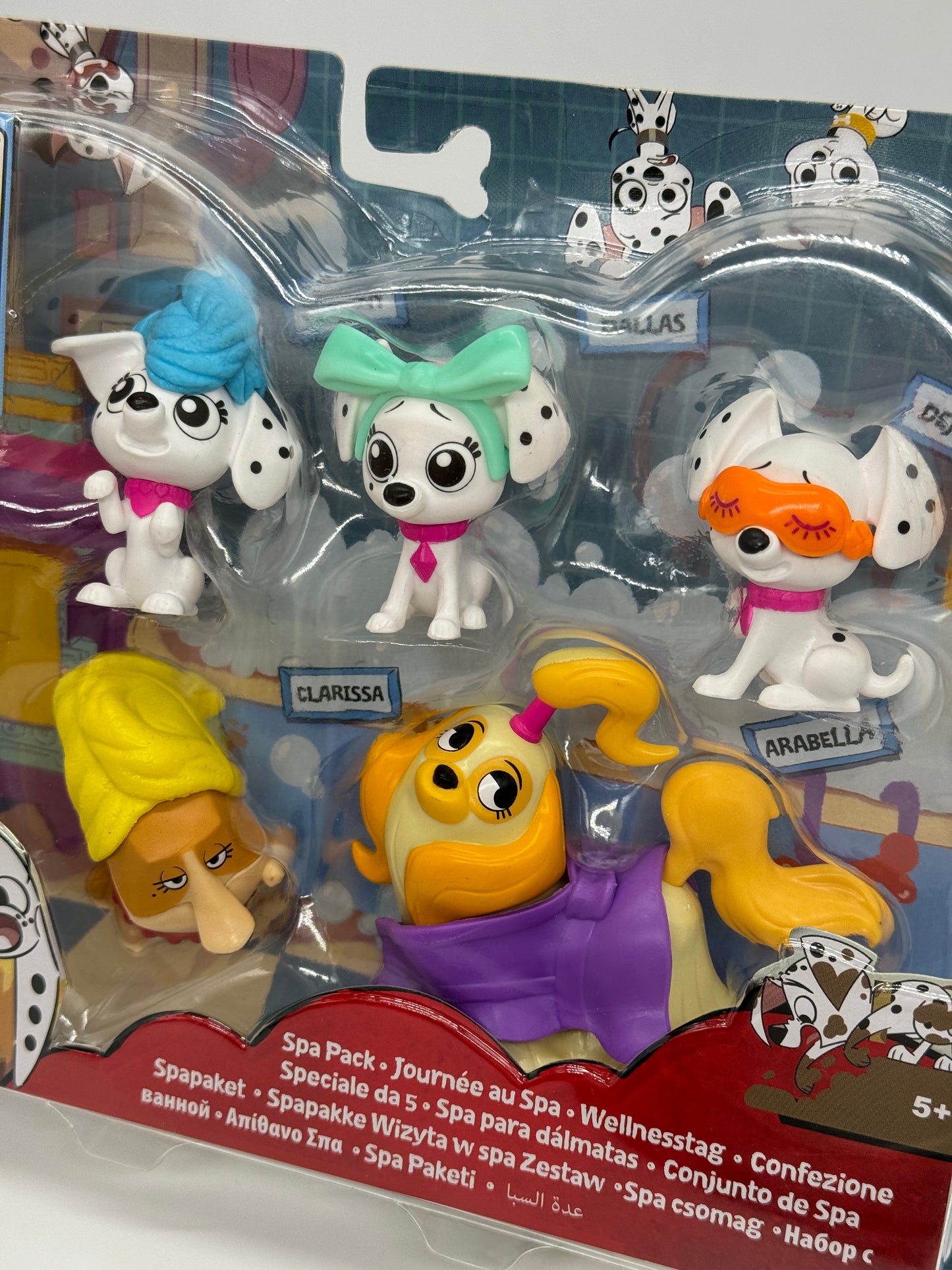 Disney 101 Dalmatiner Dalmatian Street Spa Pack Wellnesstag 5 Figuren (Mattel)