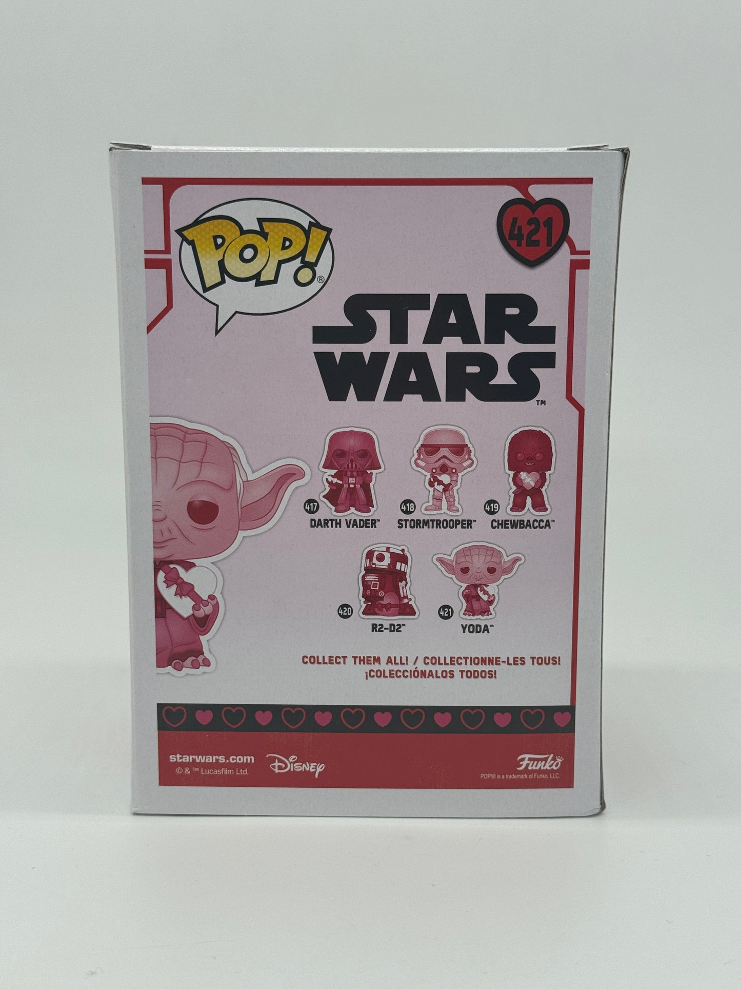 ️Funko POP 421 - YODA - Bobble Head *VALENTINES EDITION*