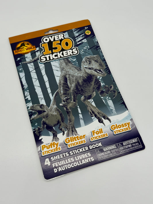 Jurassic World Dominion "150 Sticker" 3D-, Glitter-, Folien- und Glossy-Sticker (2023)