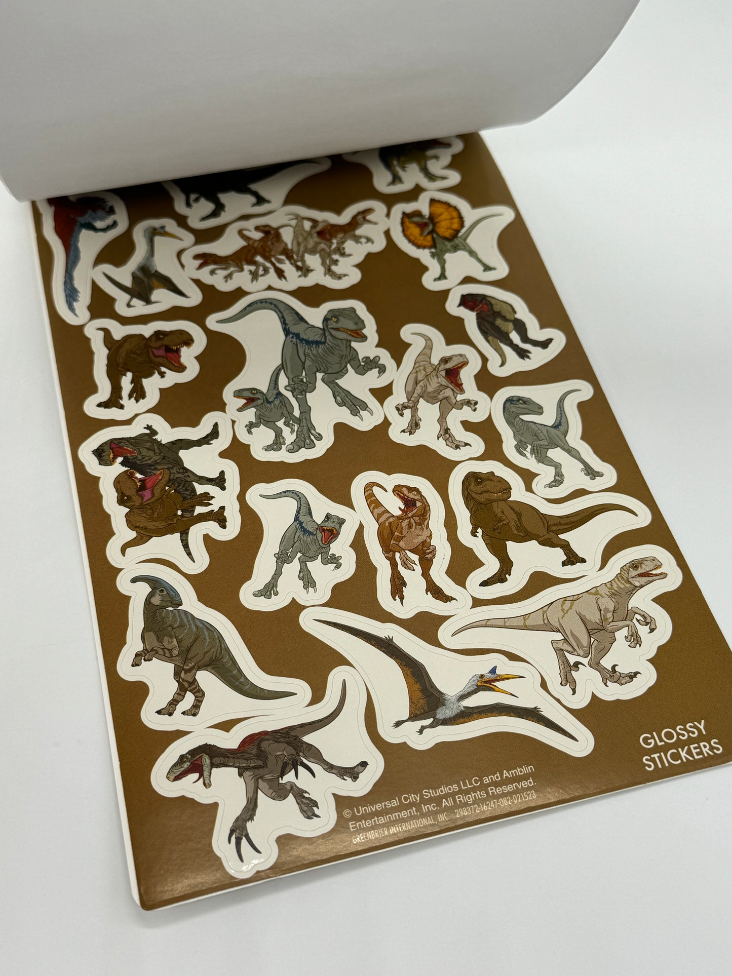 Jurassic World Dominion "150 Sticker" 3D-, Glitter-, Folien- und Glossy-Sticker (2023)