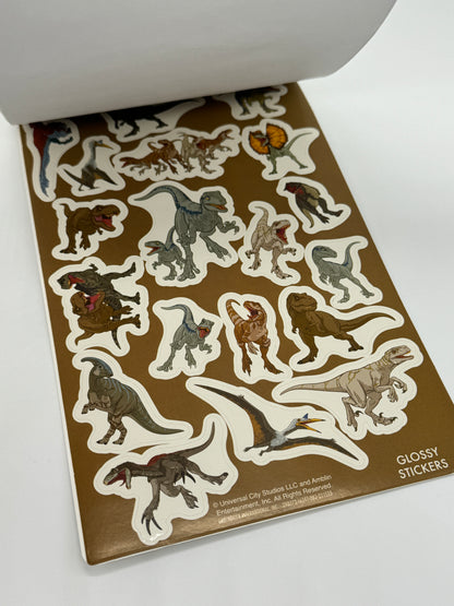 Jurassic World Dominion "150 Sticker" 3D-, Glitter-, Folien- und Glossy-Sticker (2023)