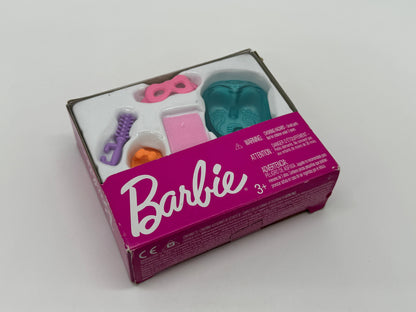 Barbie Zubehör "Spa Wellness Tag Set" Bürste, Maske, Fußbad uvm B-Ware (2018)