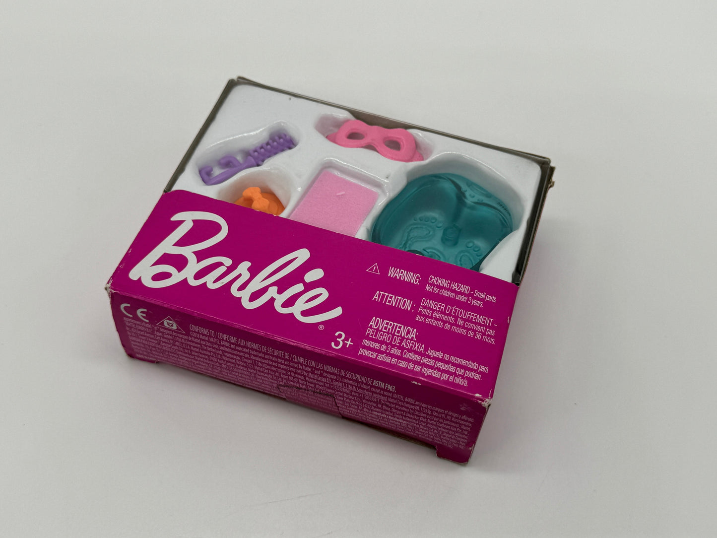 Barbie Zubehör "Spa Wellness Tag Set" Bürste, Maske, Fußbad uvm B-Ware (2018)