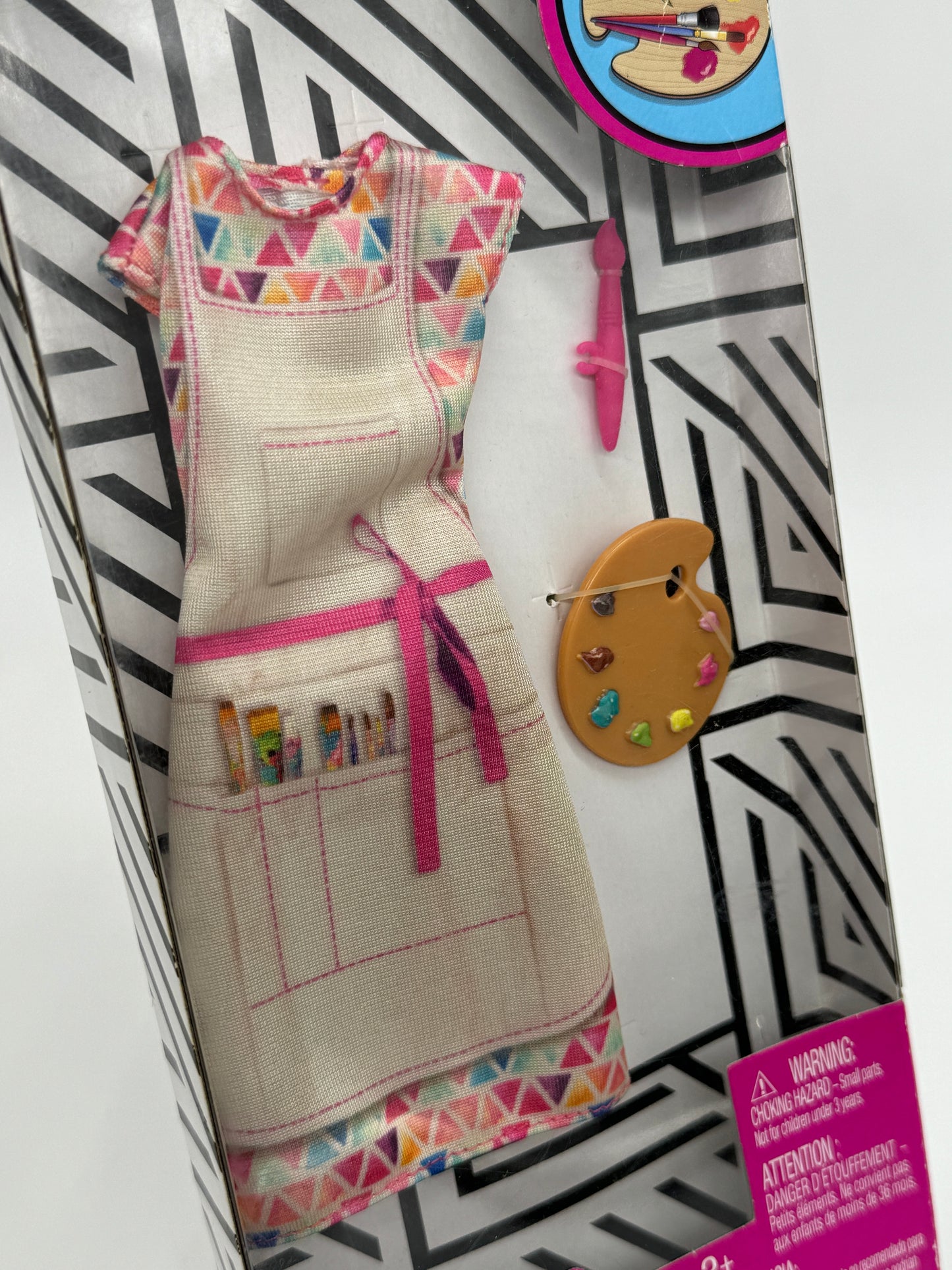 Barbie Fashions Zubehör "Karriere Malerin / Artist Kleid" mit Zubehör B-WARE (2018)