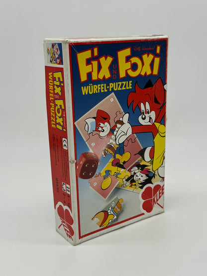 Fix und Foxi "Würfel Puzzle" Rolf Kauka Vintage, vollständig, Klee Spiele (1991)