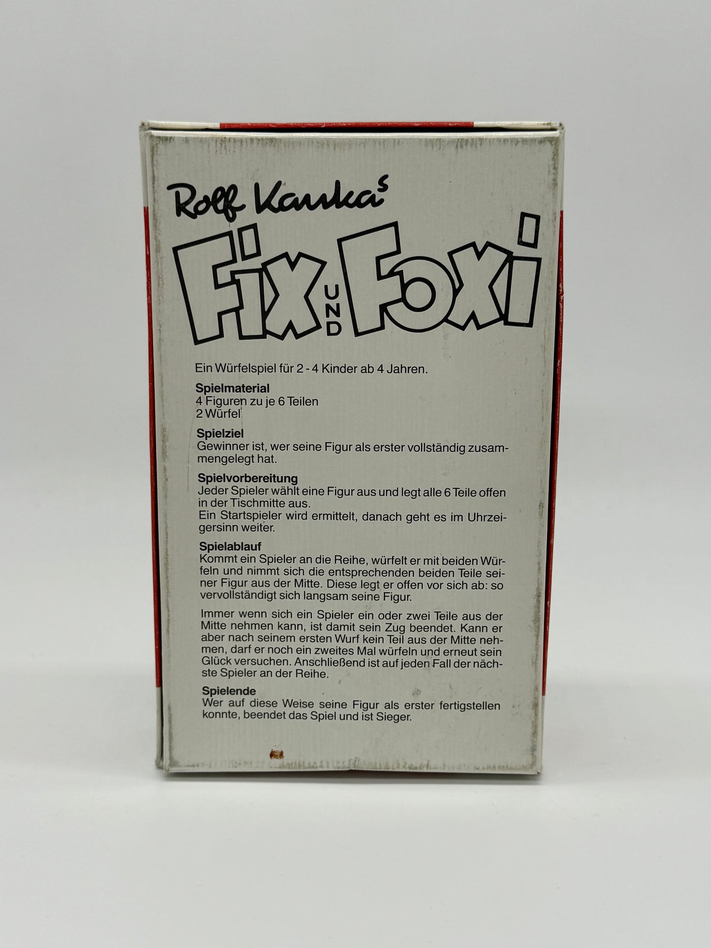 Fix und Foxi "Würfel Puzzle" Rolf Kauka Vintage, vollständig, Klee Spiele (1991)