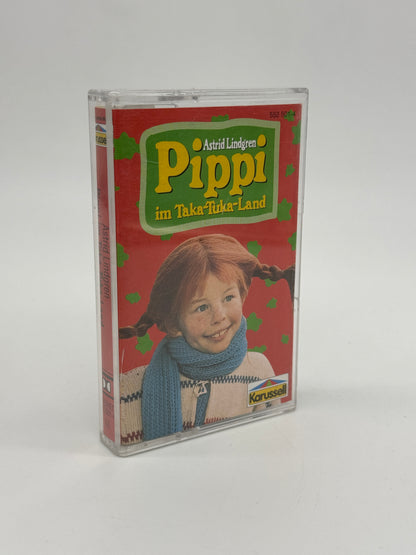 Astrid Lindgren "Pippi im Taka-Tuka-Land" Pippi Langstrumpf Hörspielkassette (1989)