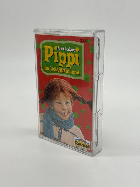 Astrid Lindgren "Pippi im Taka-Tuka-Land" Pippi Langstrumpf Hörspielkassette (1989)