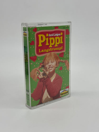 Astrid Lindgren "Pippi Langstrumpf" Hörspielkassette nach dem Film (1989)