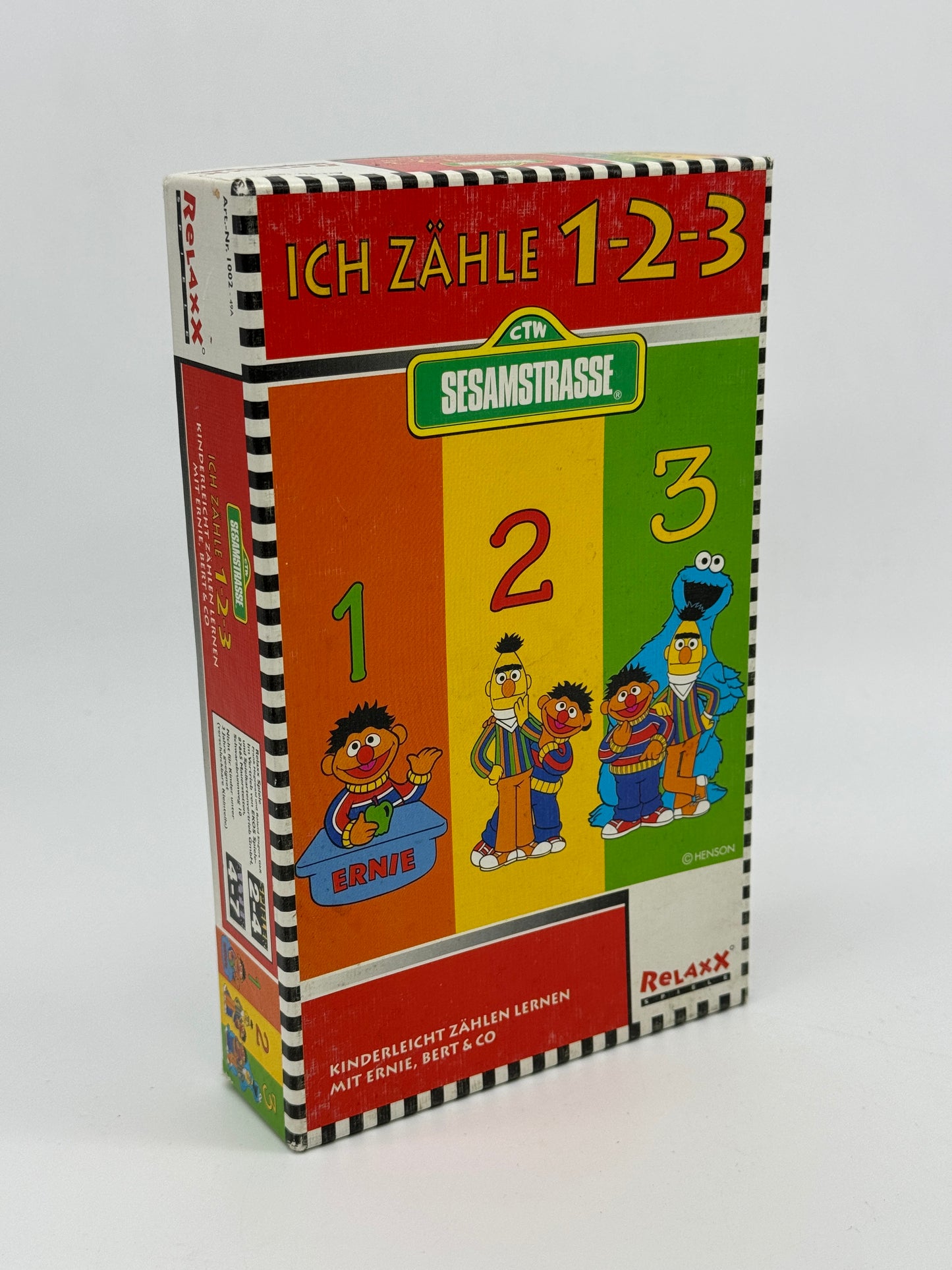 Sesamstraße "Ich zähle 1-2-3" Kinderleicht zählen lernen Vintage, Relaxx (1997)