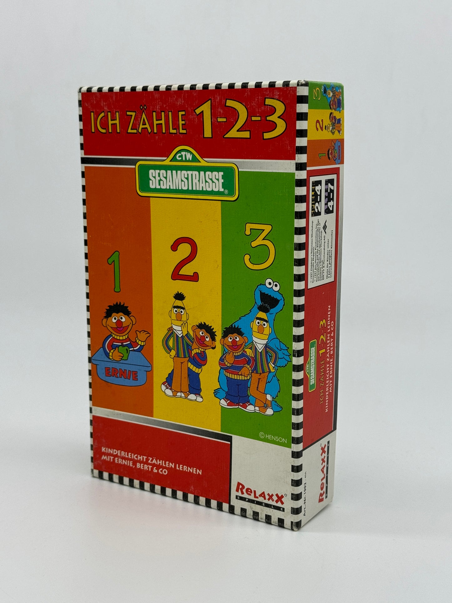 Sesamstraße "Ich zähle 1-2-3" Kinderleicht zählen lernen Vintage, Relaxx (1997)