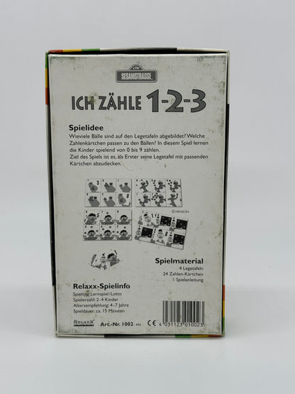 Sesamstraße "Ich zähle 1-2-3" Kinderleicht zählen lernen Vintage, Relaxx (1997)