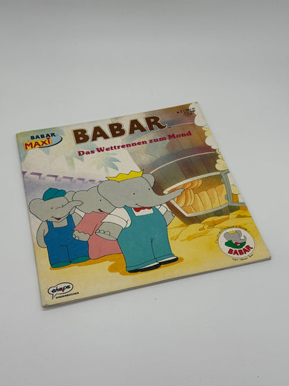 Babar Maxi Band Nr. 1 "Das Wettrennen zum Mond" Ehapa Kinderbücher Vintage (1990)