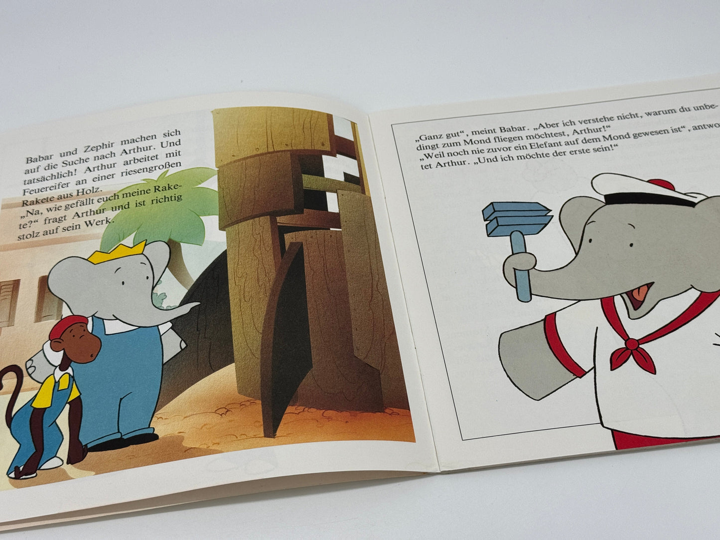 Babar Maxi Band Nr. 1 "Das Wettrennen zum Mond" Ehapa Kinderbücher Vintage (1990)