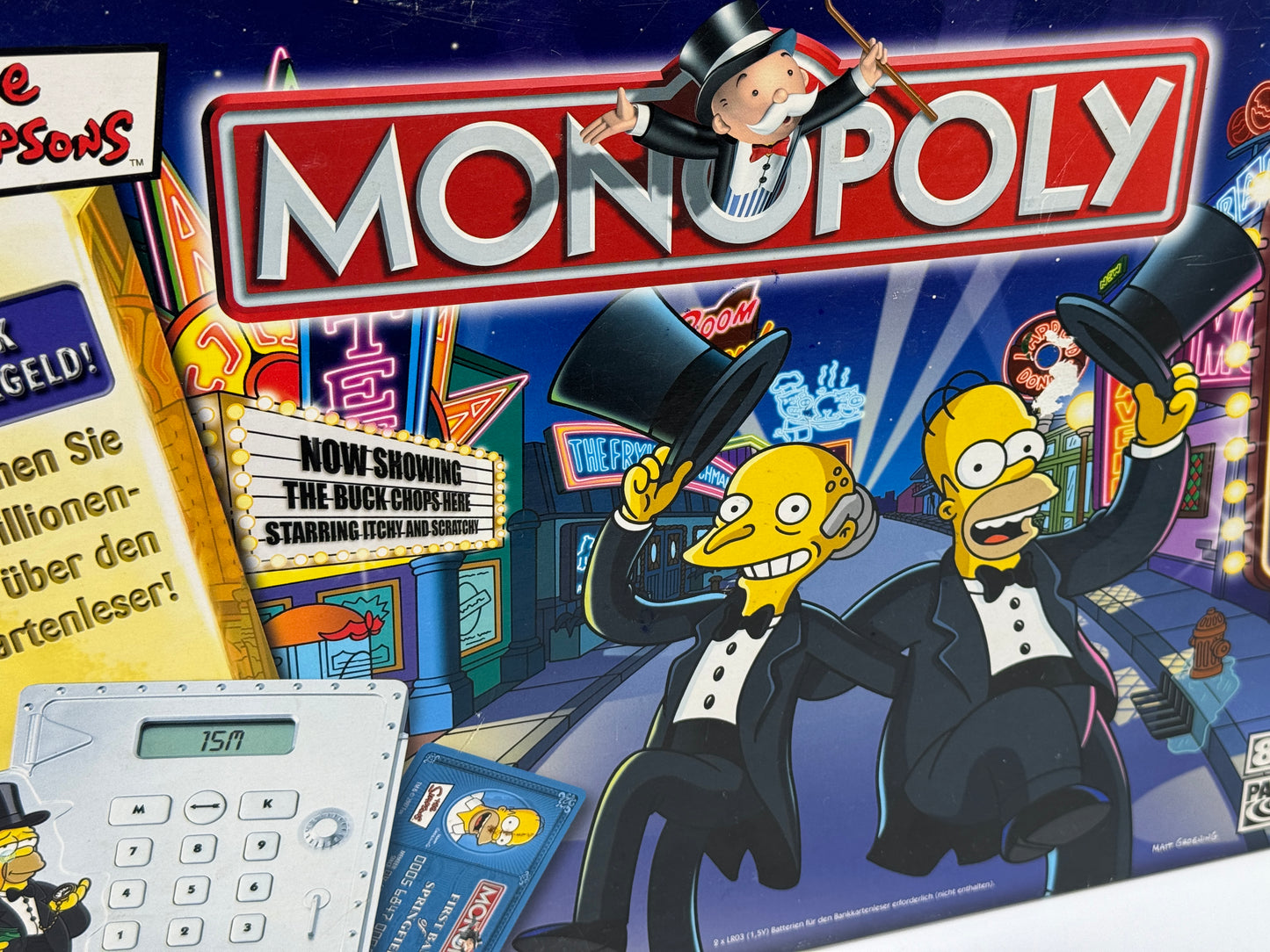 The Simpsons Monopoly "Plastik statt Bargeld" Parker Spiele (2007)