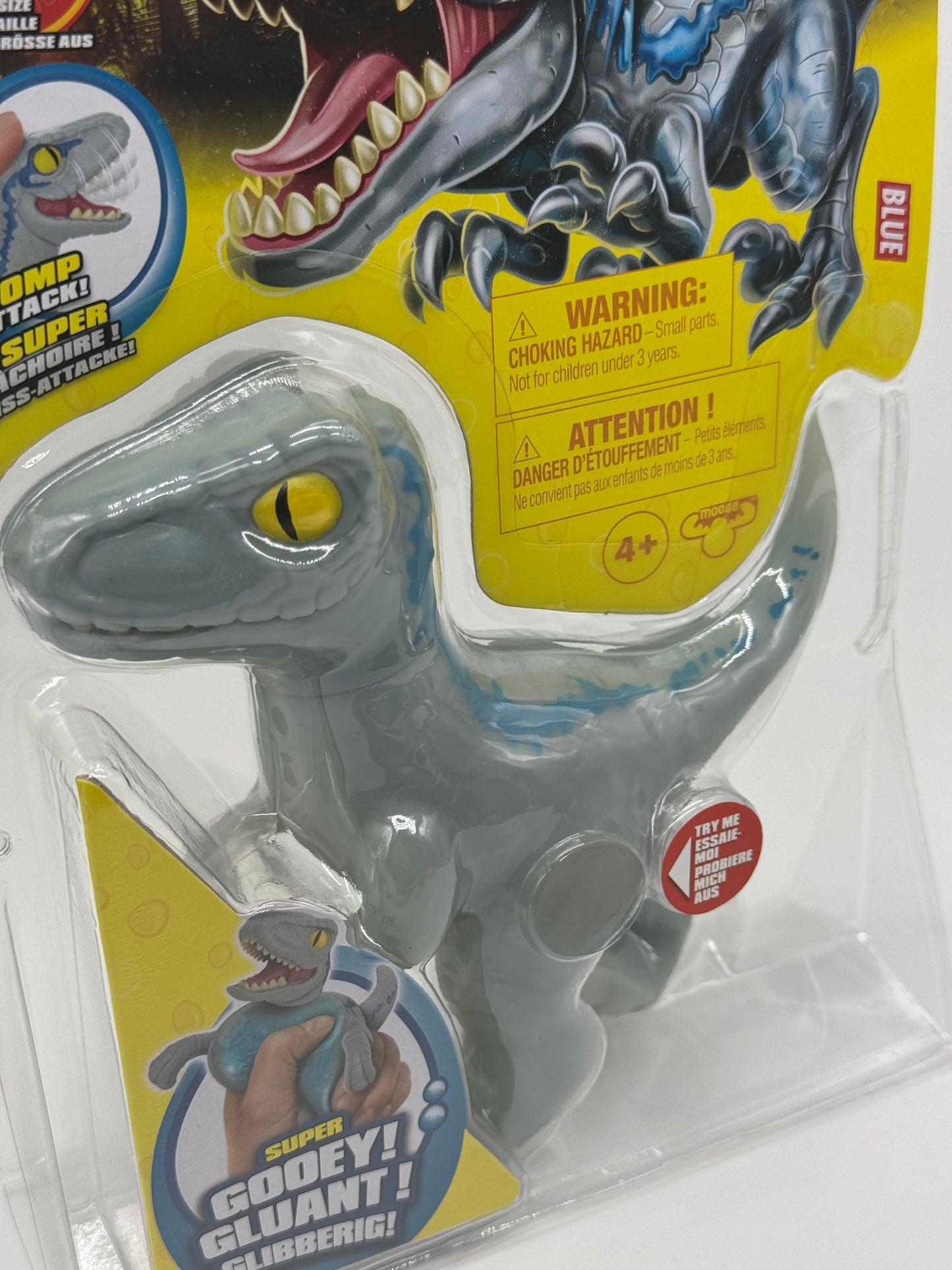 Jurassic World Blue Heroes of Goo Jit Zu - Super Gooey Stretch Bite Attack