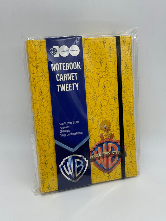 Warner Bros 100 Jahre "Tweety" Notizbuch 200 Seiten Hardcover Linienlayout DIN A5