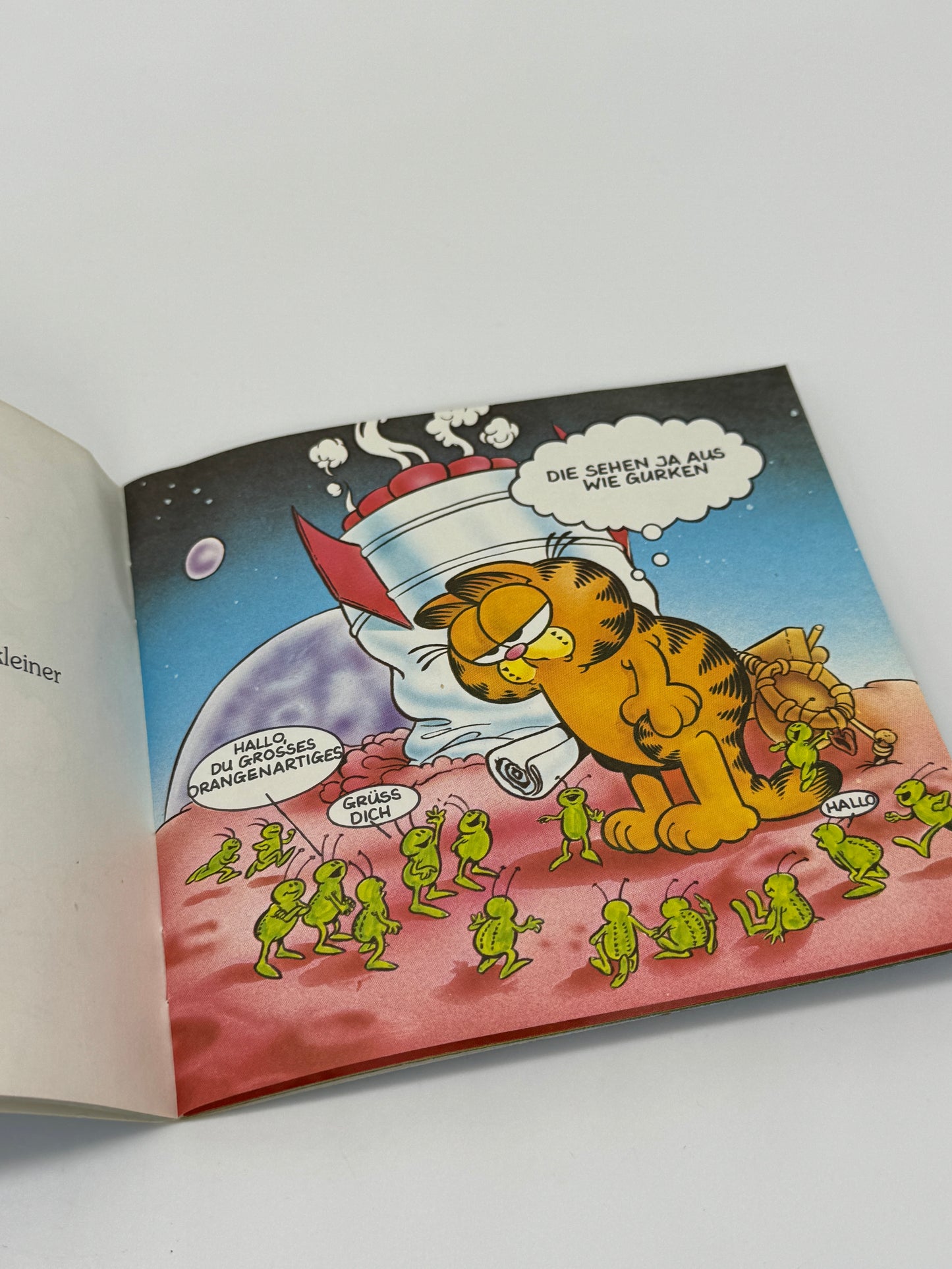 Garfield Mini Geschichten "Garfield der Raumfahrer" Krüger Verlag Vintage (1985)