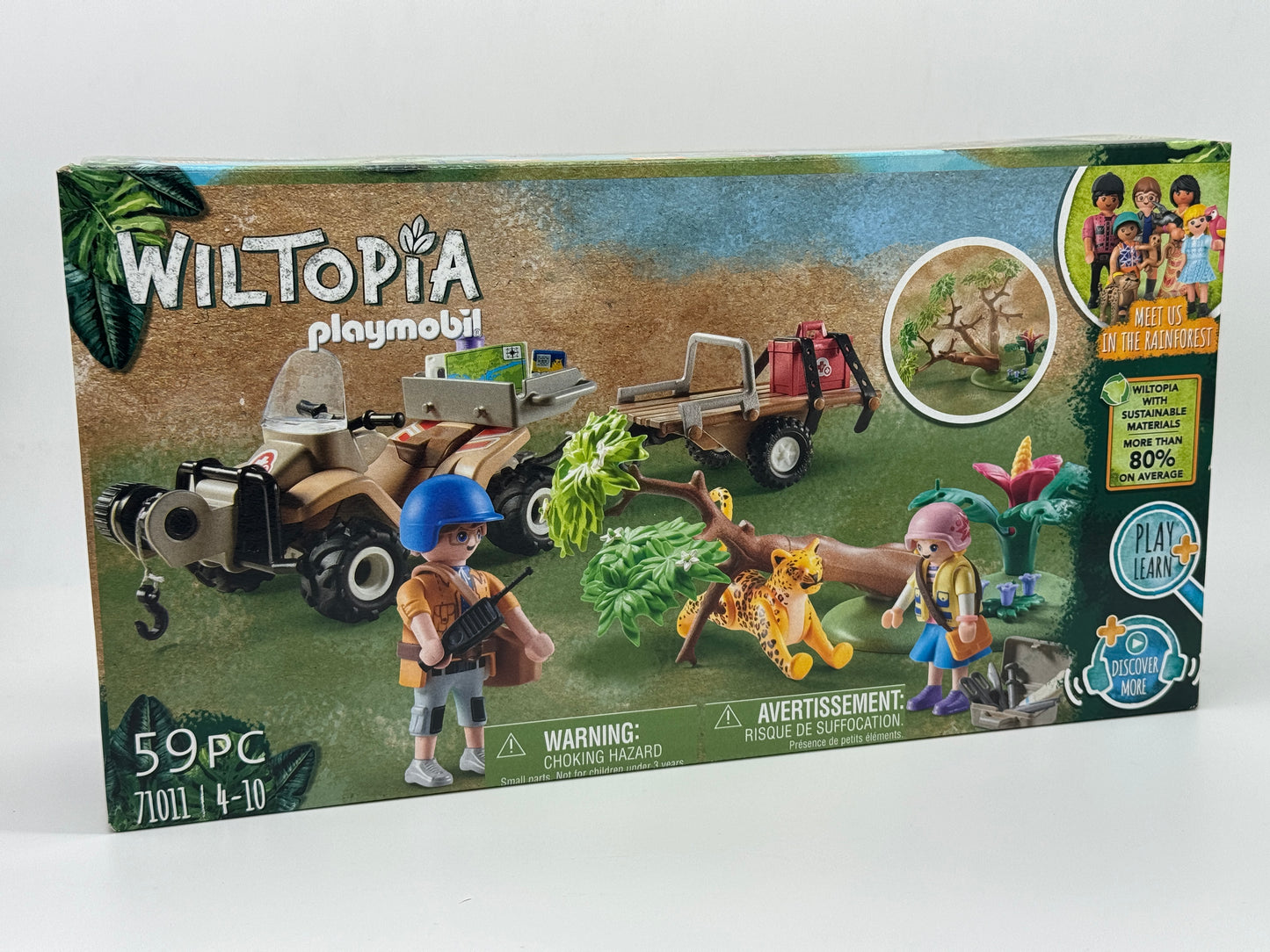 Playmobil "Tierrettungs-Quad" Wiltopia Spielset mit viel Zubehör 71011 (2022)