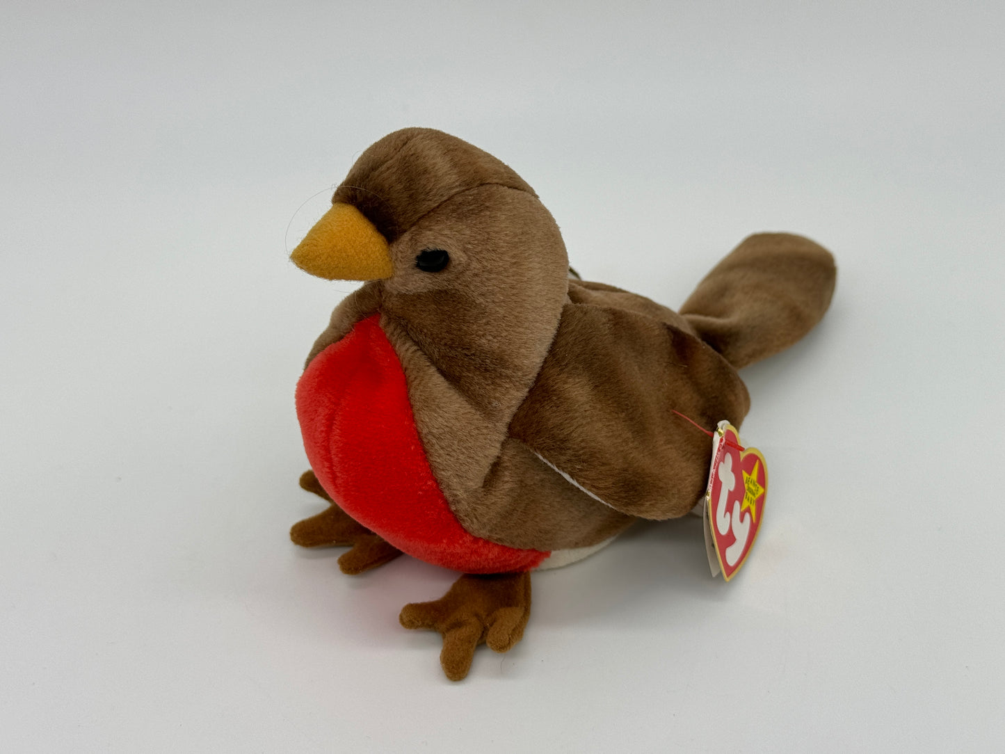 TY Beanie Babies "Early Rotkehlchen Red Breasted Robin" Birth: März, 1997