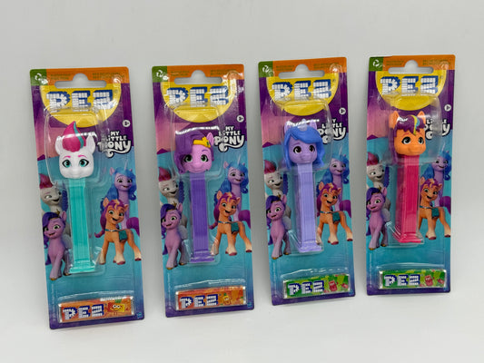 PEZ My Little Pony Set "Pipp Petals, Zipp Storm, Sunny Starscout, Izzy Moonbow"