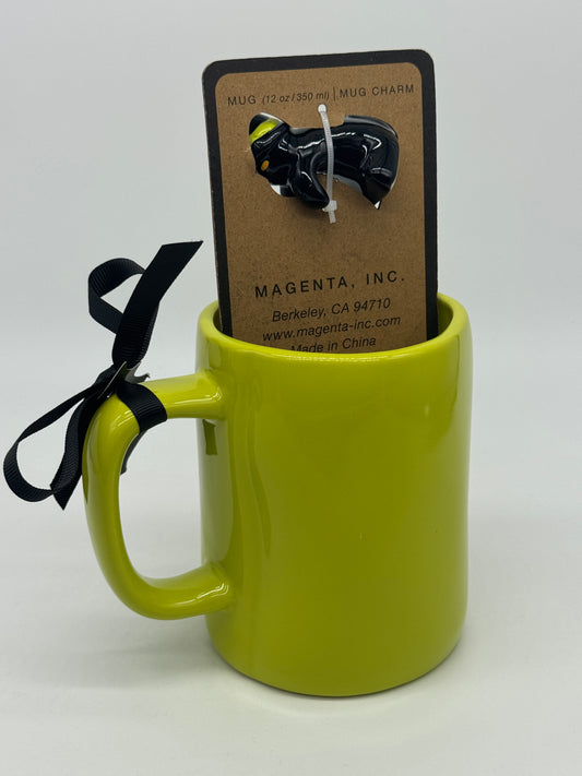 Rae Dunn Tasse "Wicked Witch" mit Mug Charm Halloween Kaffeebecher Artisan Collection by Magenta