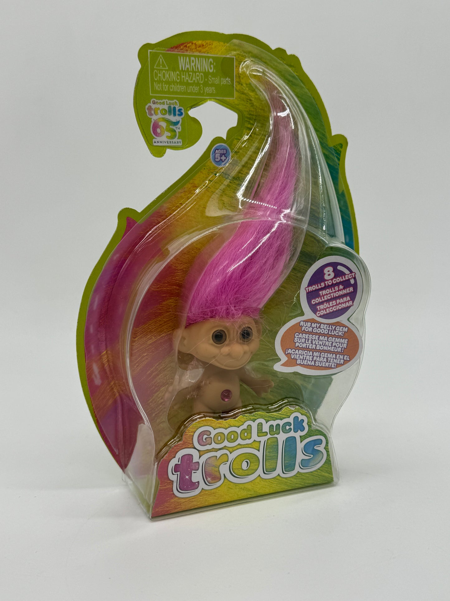 Good Luck Trolls "65th Anniversary Retro Edition" 8 Stück zum Sammeln Glückstrolle