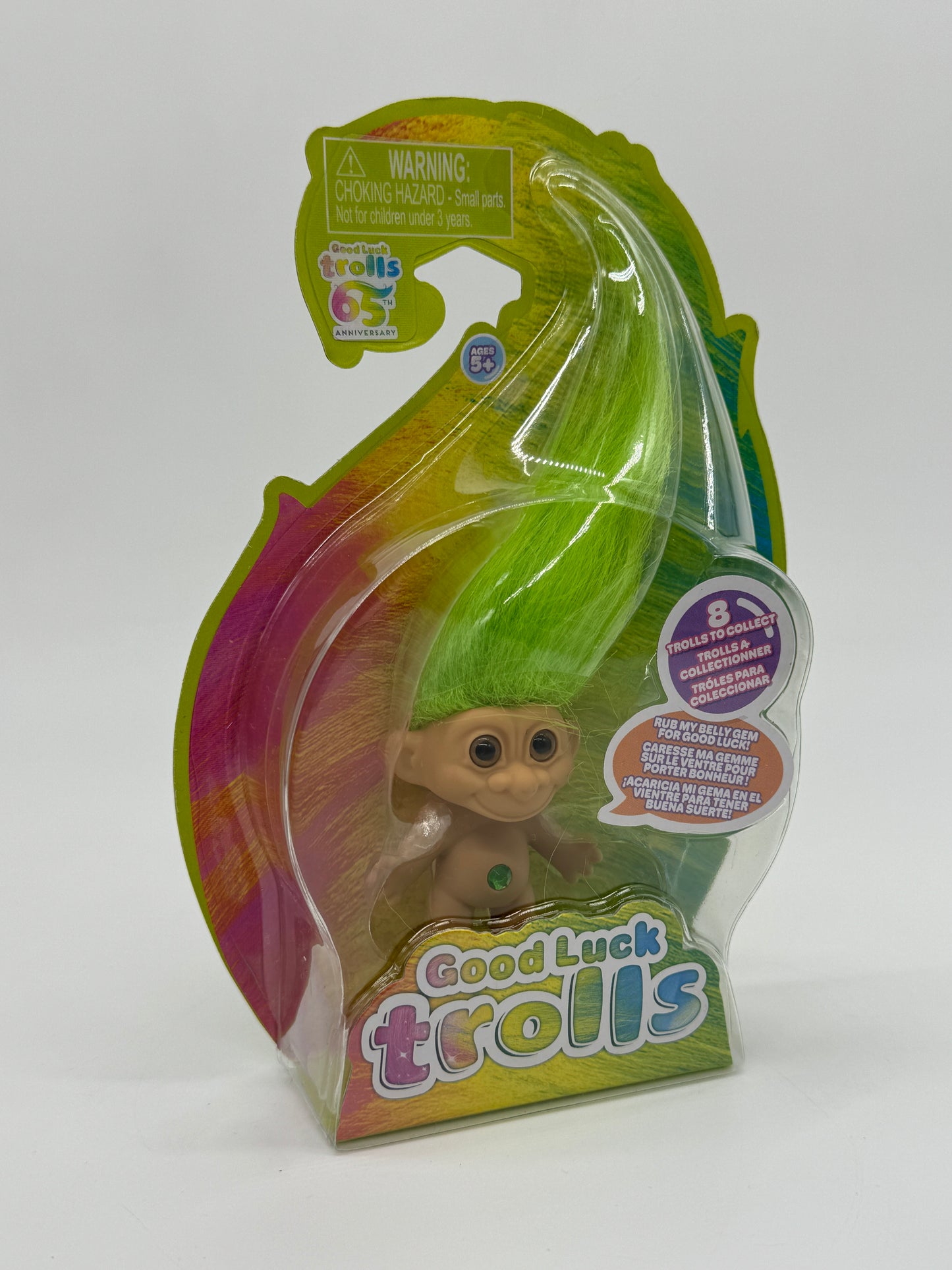 Good Luck Trolls "65th Anniversary Retro Edition" 8 Stück zum Sammeln Glückstrolle