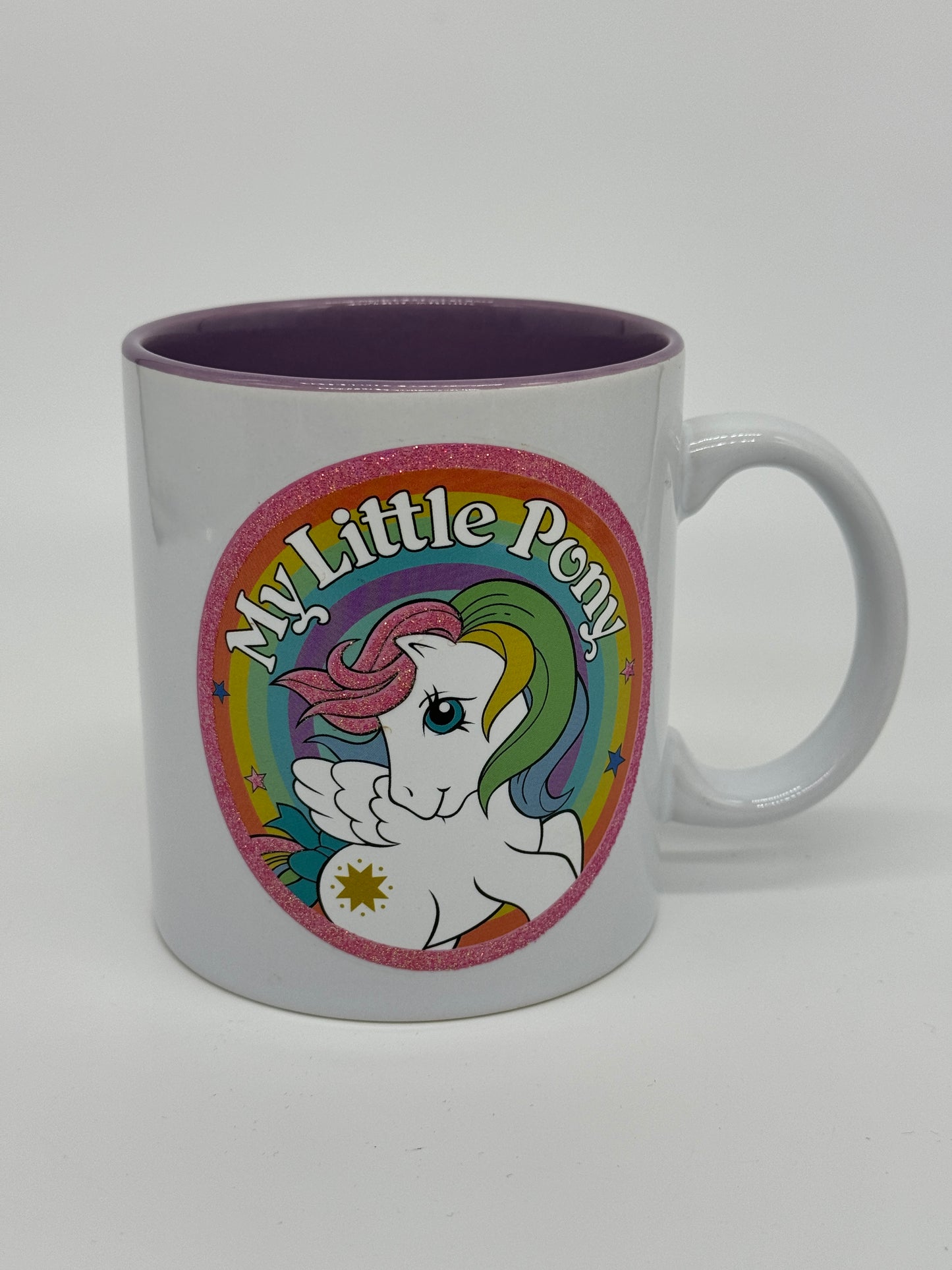 My Little Pony "Tasse / Becher / Mug / Kaffeebecher" Mein kleines Pony Retro Glitzer Look (2024)