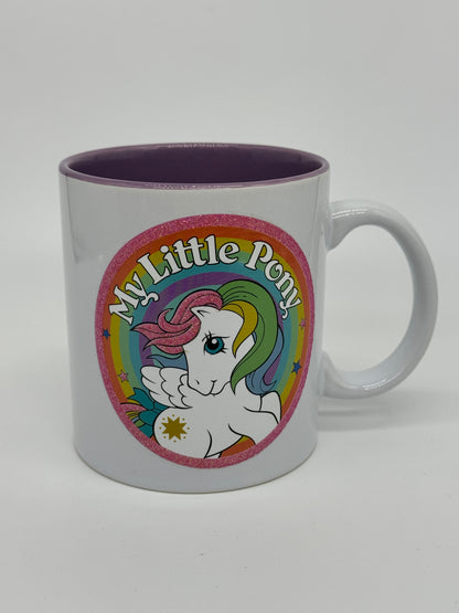 My Little Pony "Tasse / Becher / Mug / Kaffeebecher" Mein kleines Pony Retro Glitzer Look (2024)