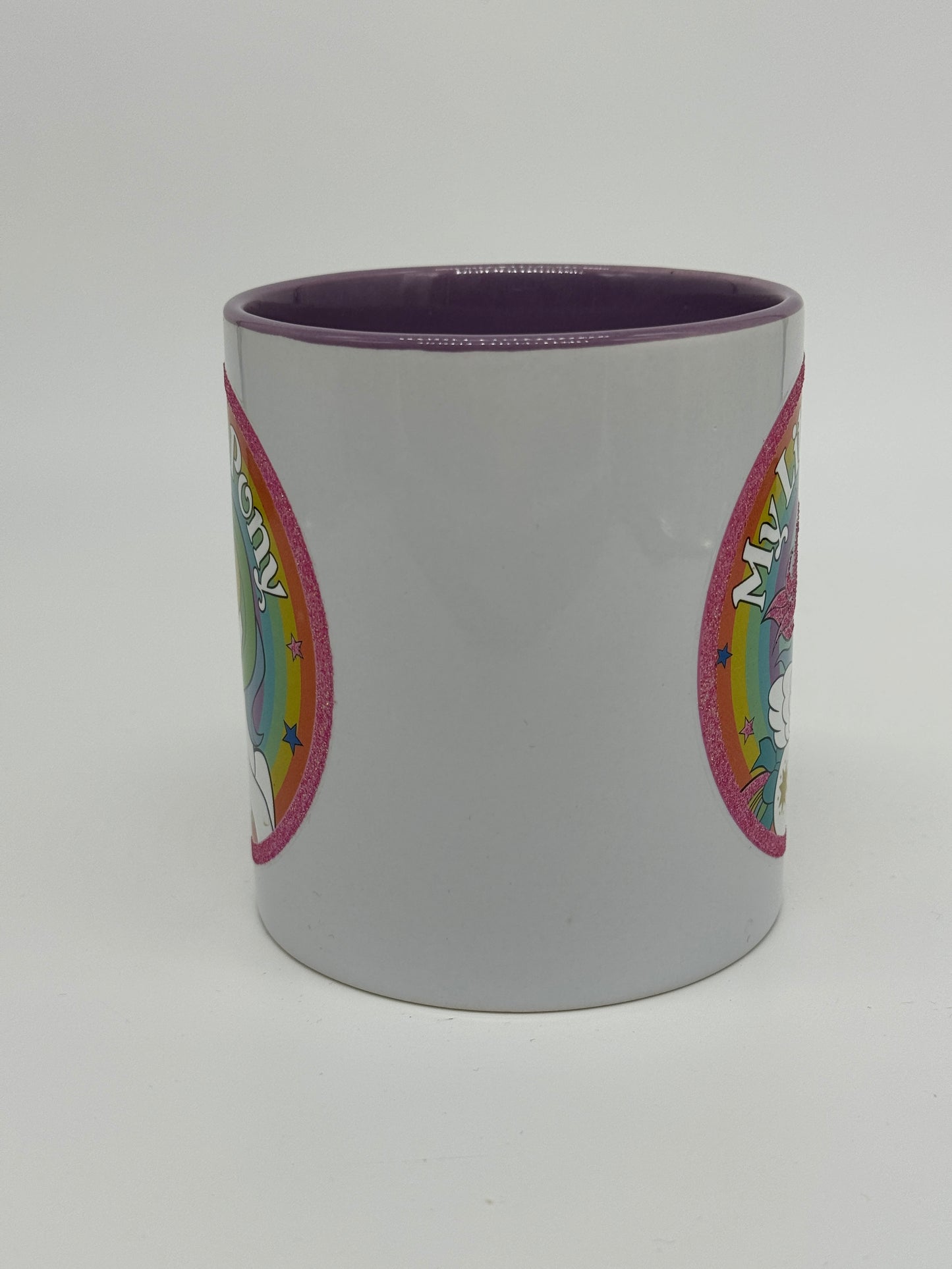 My Little Pony "Tasse / Becher / Mug / Kaffeebecher" Mein kleines Pony Retro Glitzer Look (2024)