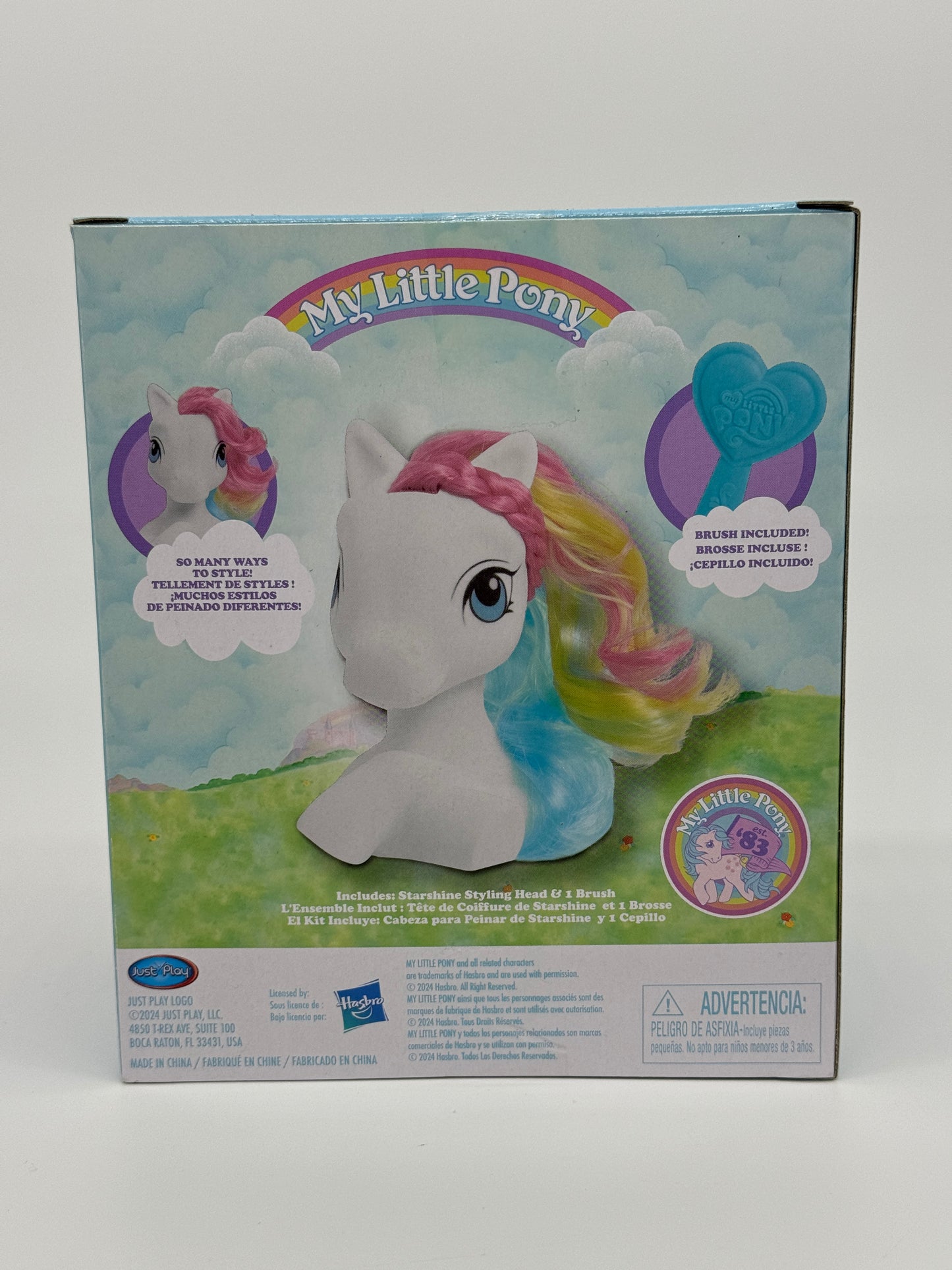 My Little Pony "Starshine Styling Head" Styling Kopf 1983 Vintage Look mit Bürste (2024)