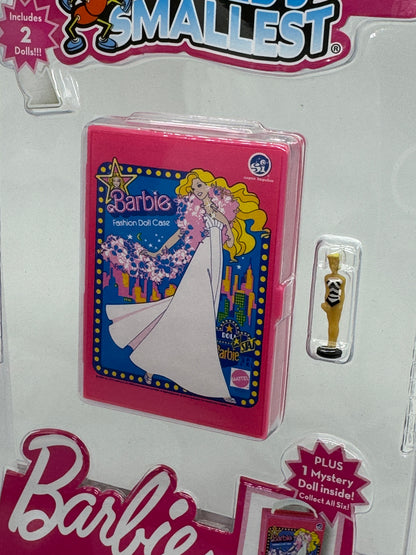 World's Smallest "Swimsuit Barbie" Fashion Doll Case" mit zwei Puppen US Import (2023)