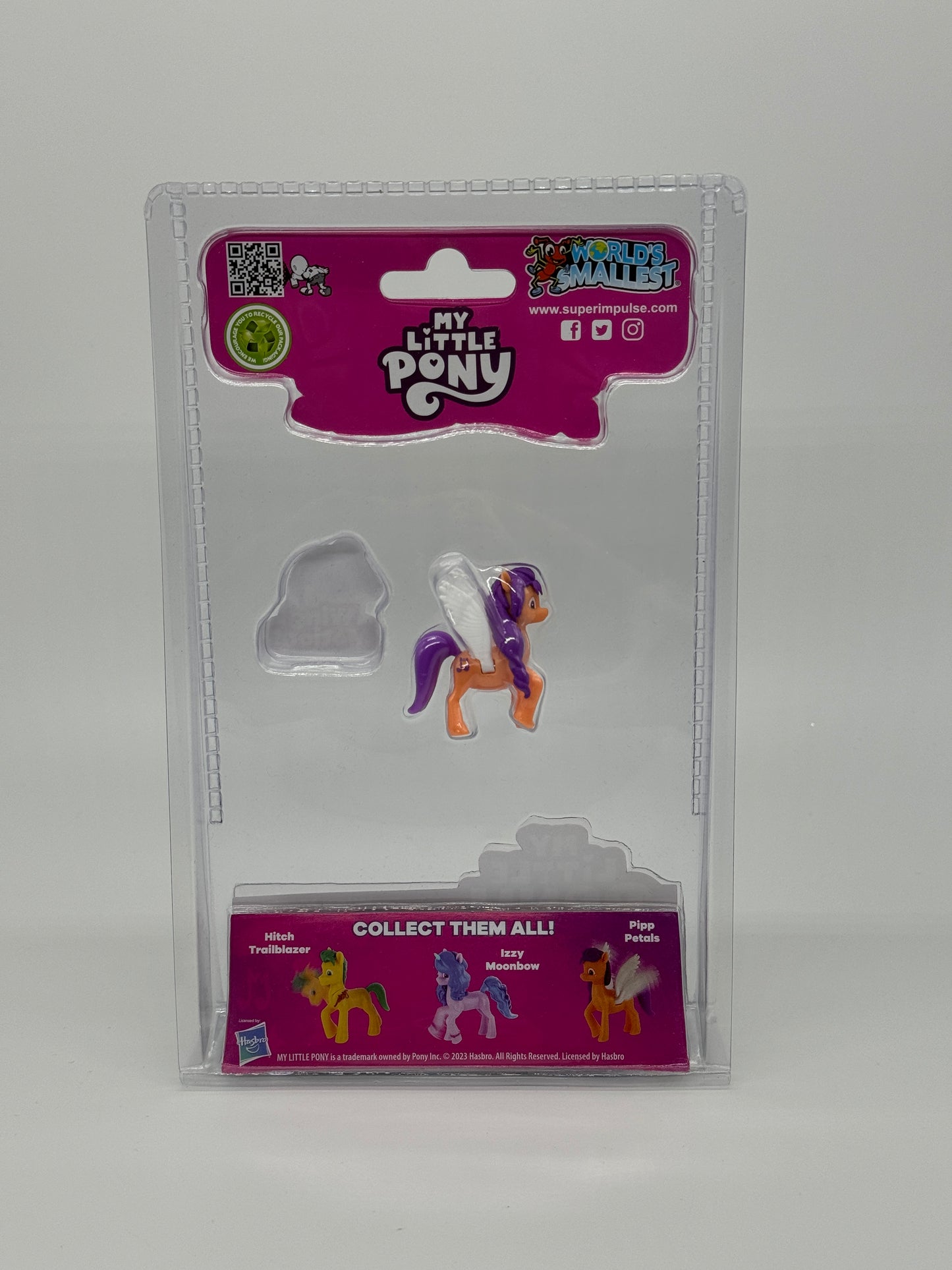 World's Smallest "Pipp Petals" mit Wing Motion Feature Miniaturfigur US Import (2023)