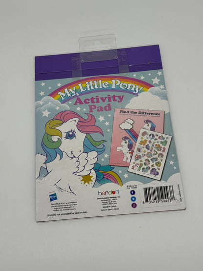 My Little Pony "Activity Pad mit über 30 3D Stickern" Vintage Retro Look (2024)