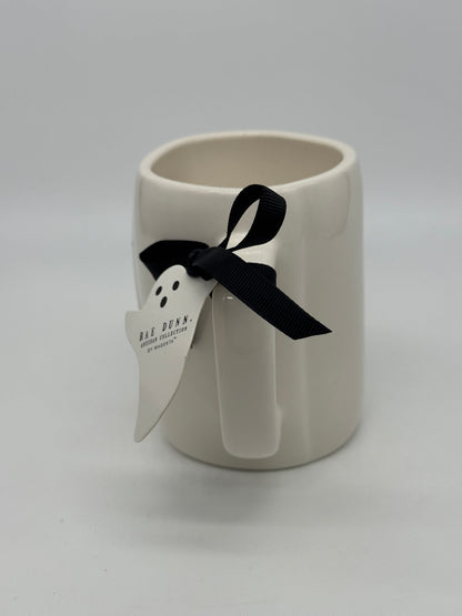 Rae Dunn Tasse "eek!" Geist mit Kürbis Halloween Kaffeebecher Artisan Collection by Magenta